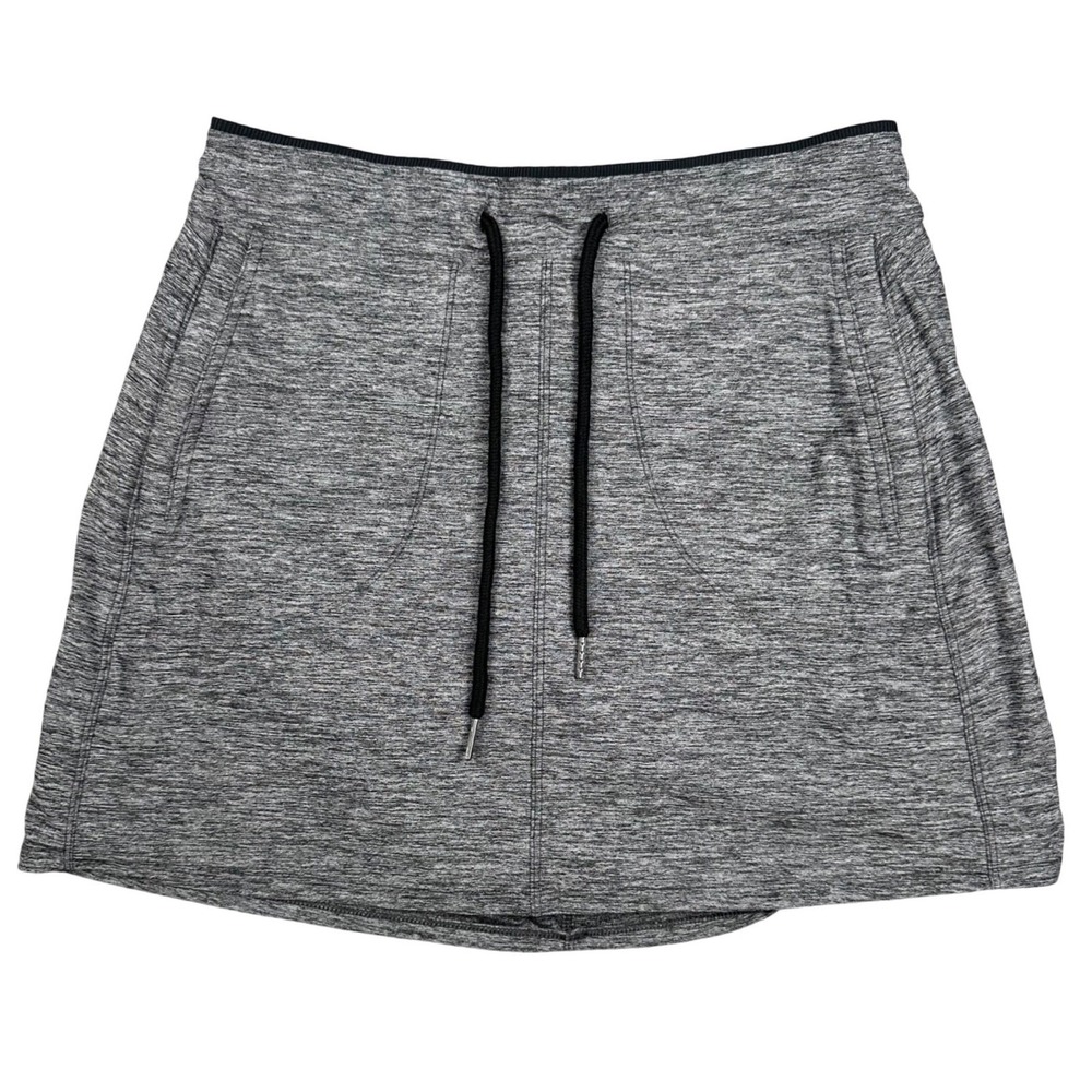 KUHL Revivr Skort Women's XS Gray Heather Hiking Golf Trail Stretch Gorpcore